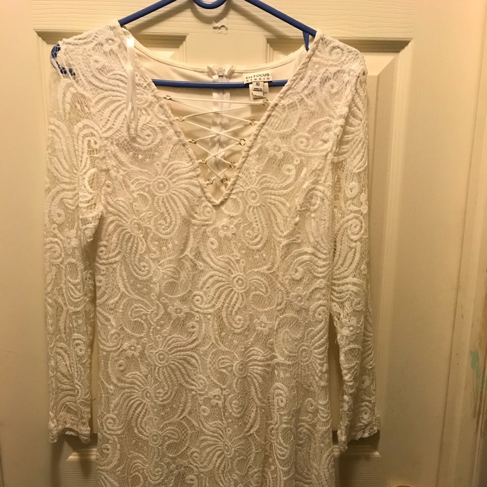 White dress